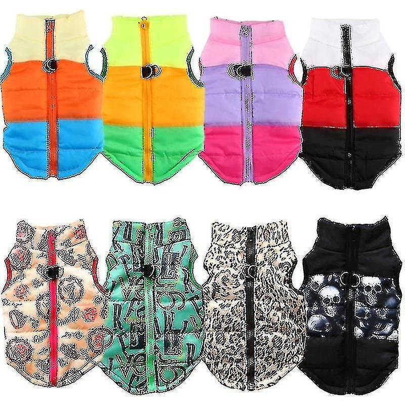 Warm Dog Clothes Windproof Pet Dog Coat Jacket Padded Clothes