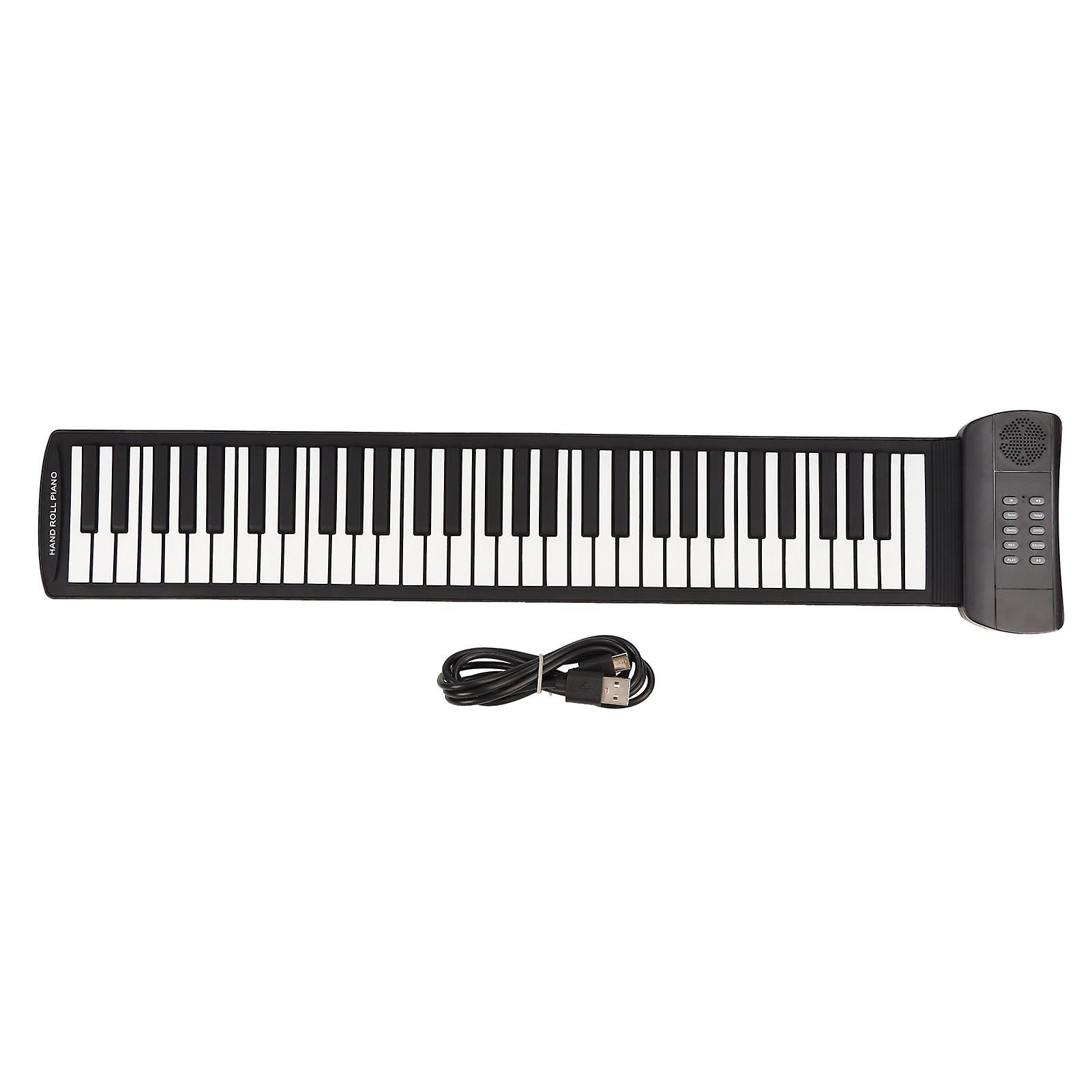 Compact 61-Key Roll-Up Keyboard Featuring Immersive 4D Audio