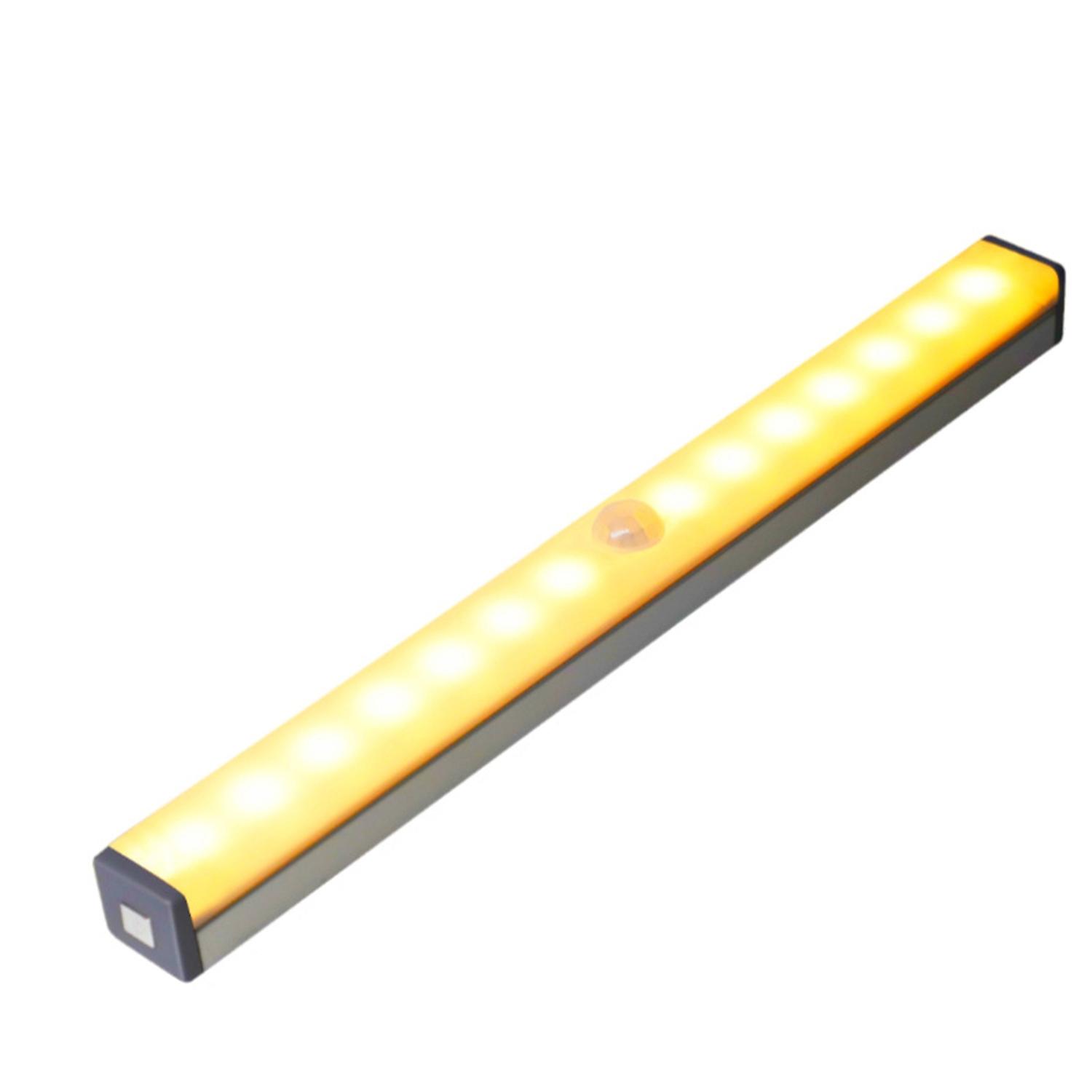 1 Set Motion Sensor Light High Brightness Automatic On/Off Non-Glaring Rechargeable Flicker-Free Wir