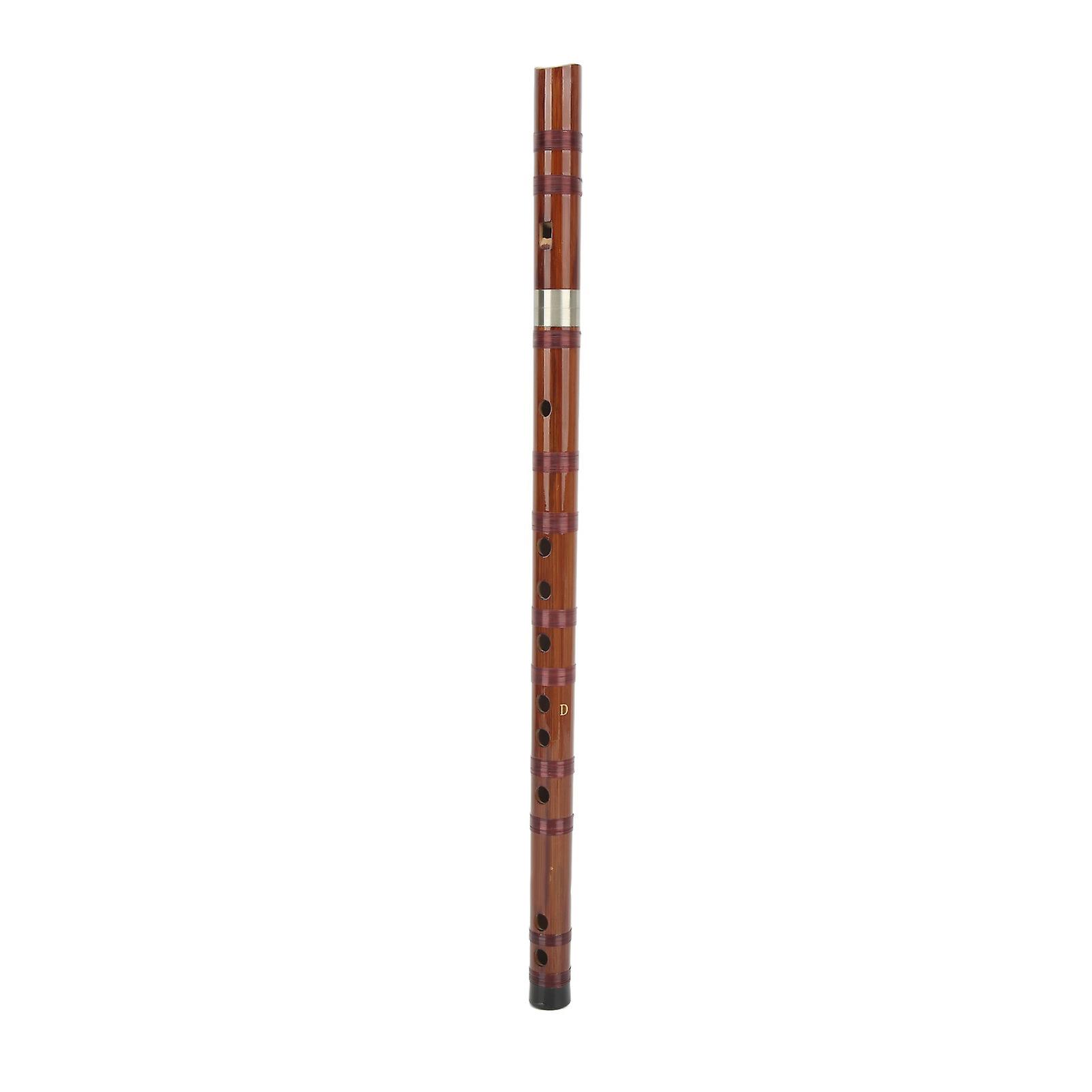Recorder Instrument Vertical Flute Bamboo Chinese Style Set Kit for Playing Performance D Key