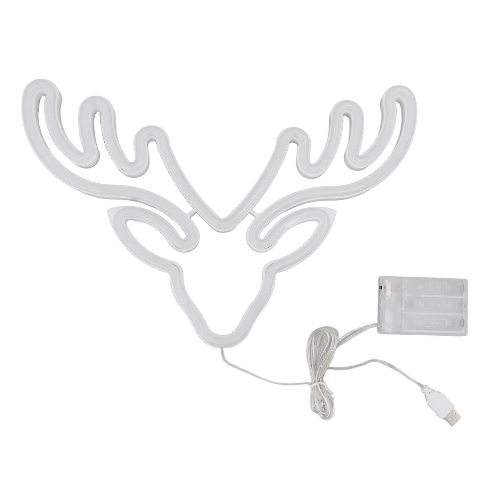 Panneau lumineux LED néon alimenté par batterie USB, décoration murale de chambre à coucher, décoration de Noël, lumière colorée