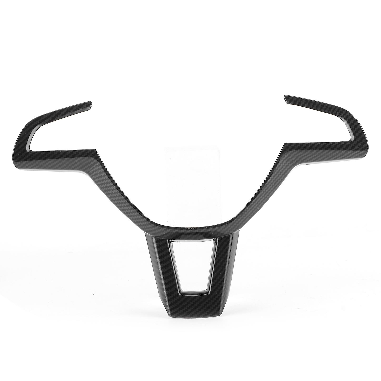 Glossy black steering wheel panel for Skoda Octavia 2016-2019