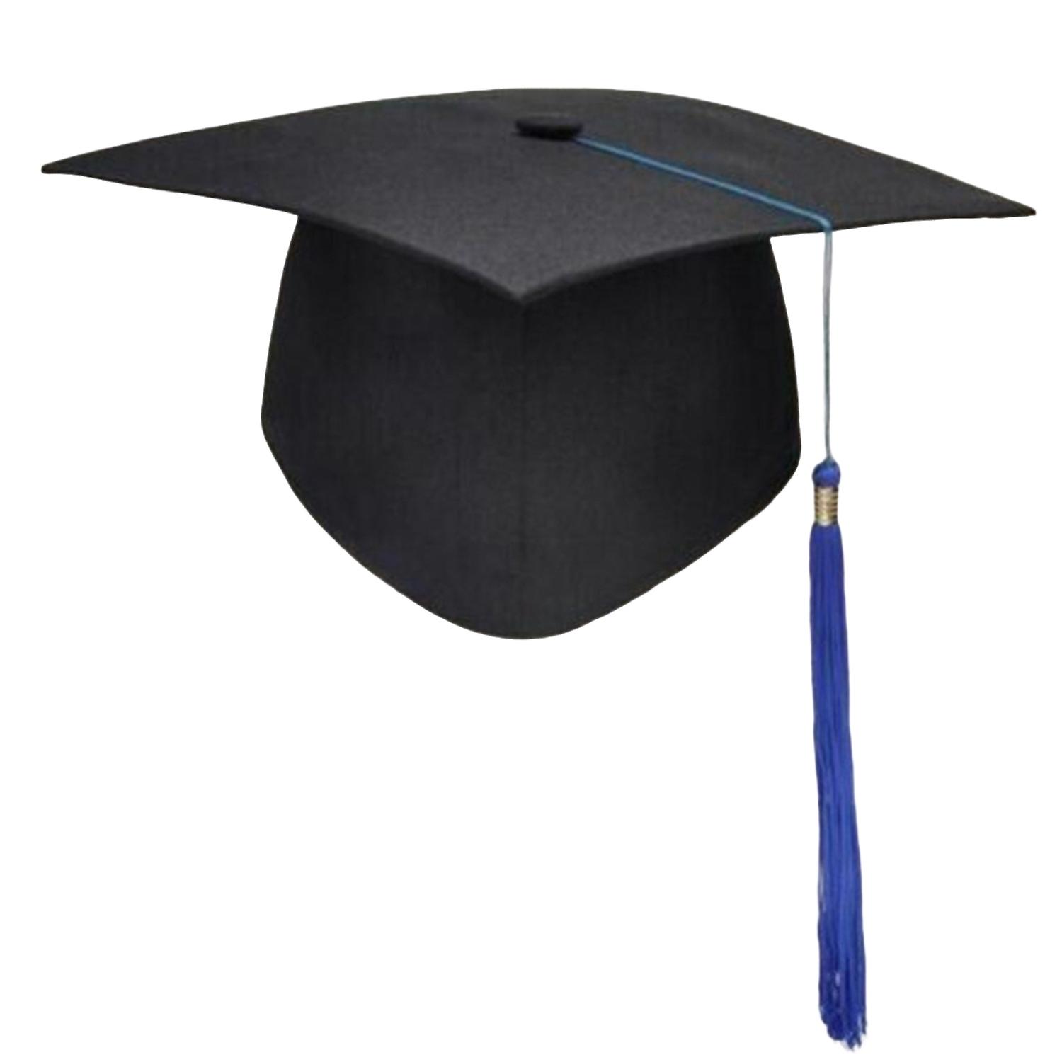 Mortarboard Tassels Solid Color Classic Design Square Board Breathable Decorative Comfortable Unisex