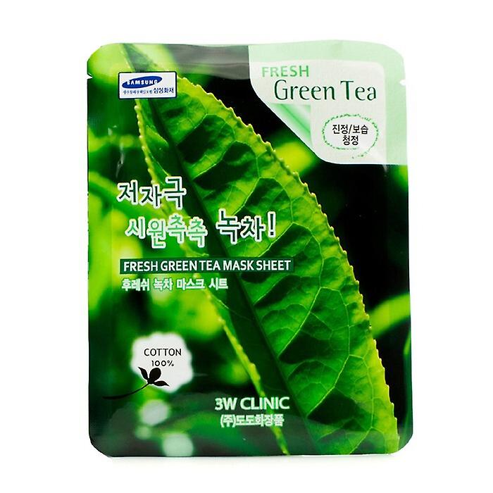 3W Clinic Mask Sheet - Fresh Green Tea 10pcs