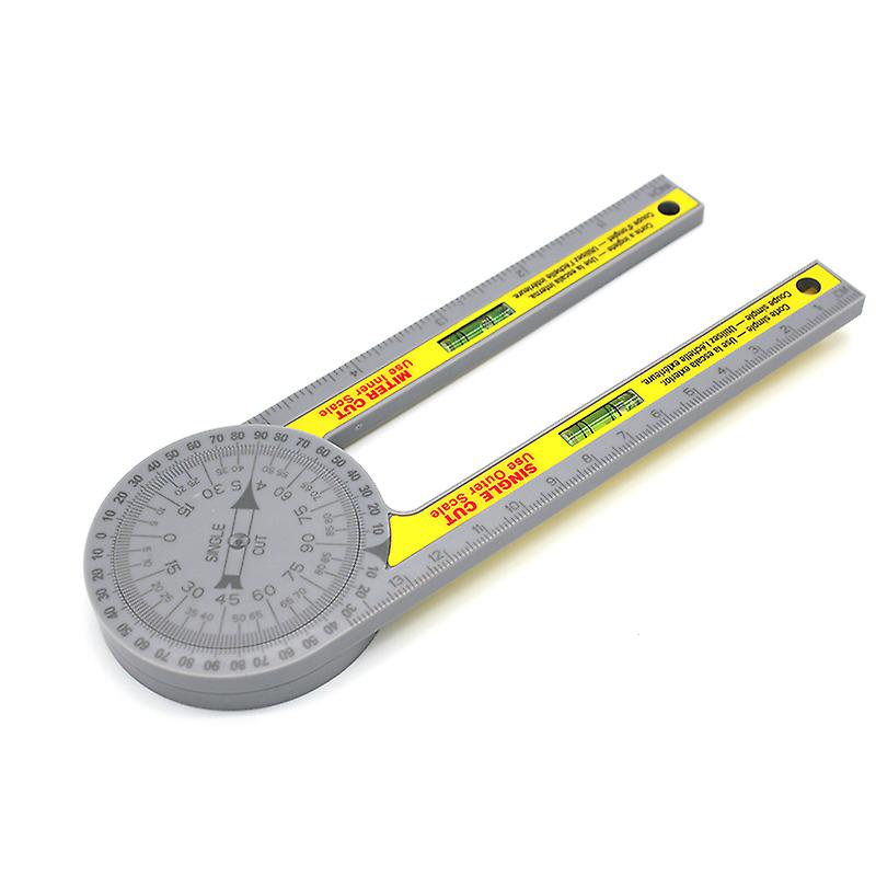Miter Saw Protractor Rustproof Angle Finder Scale Ruler Mathematics Measuring Tool