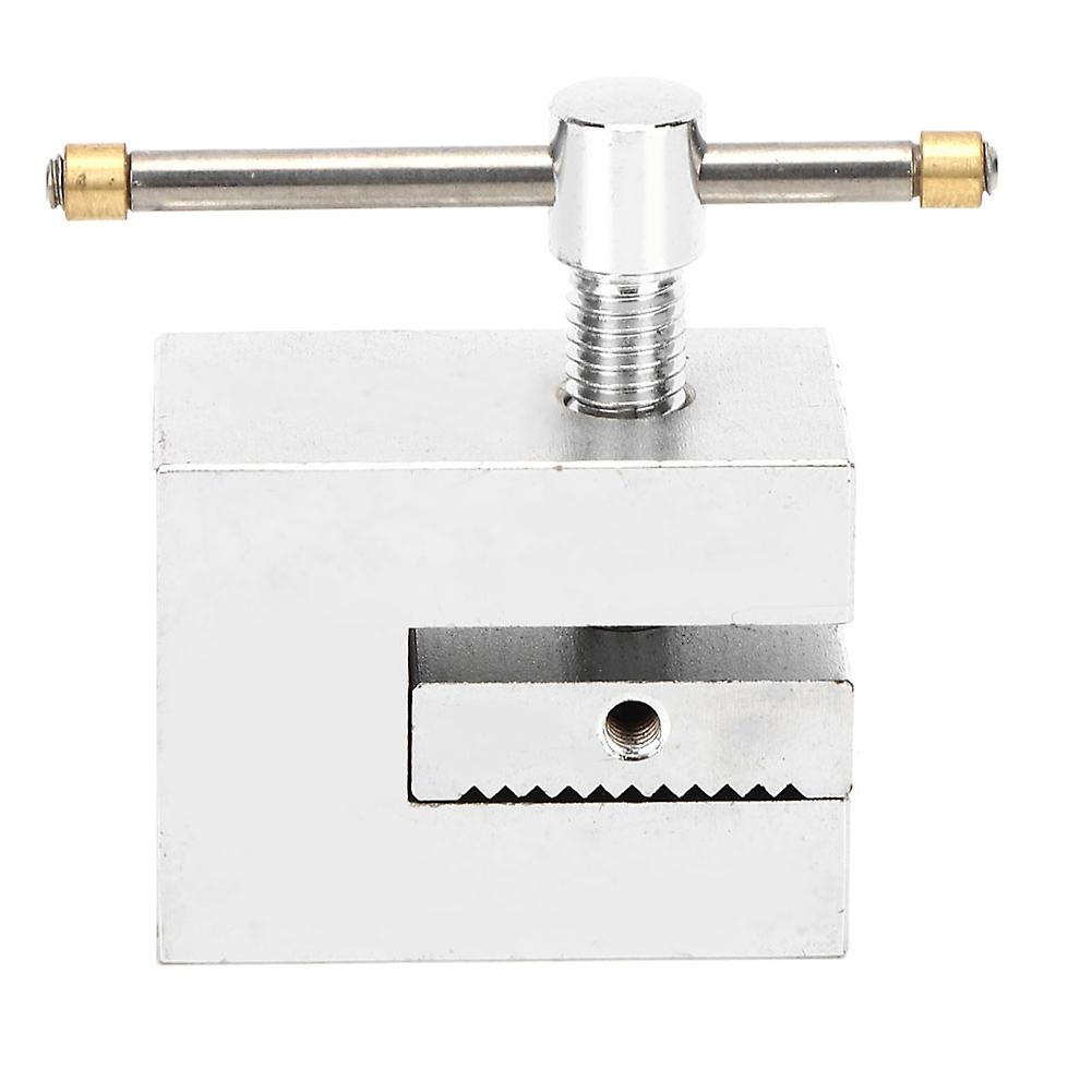 Risegun Tensile Tester Fixture Stainless Steel Straight Single Tooth Clamp Push Pull Force Fixture for Tensile Tester 500N