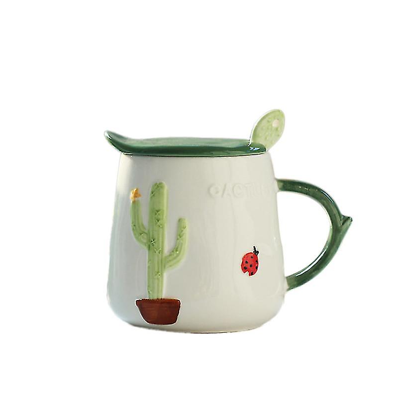 1pcs Cactus Ceramics Mug