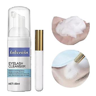Eyelash Extension Foaming Shampoo+foam Cleanser+eyelid Lash Shampoo Cleaner 50ml_happyshop