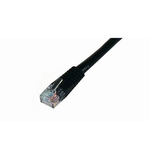 Category 5e Crossover Cable Black Gold Plated Connectors Clear Transmission