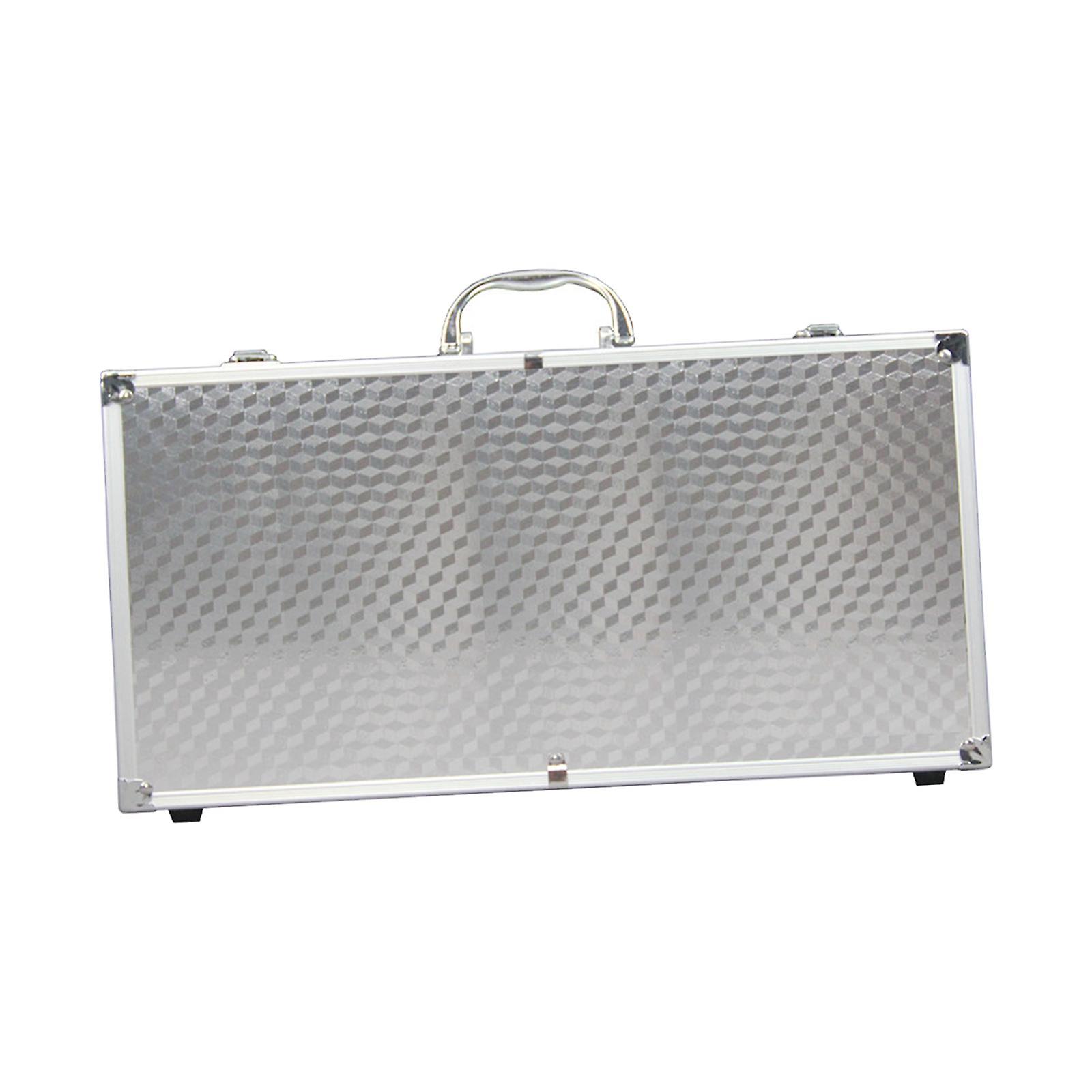 Aluminum Alloy Microphone Case Hard Shell Sturdy Portable Dual Mic Case Microphone Hard Carrying Travel Case for Stage Outing