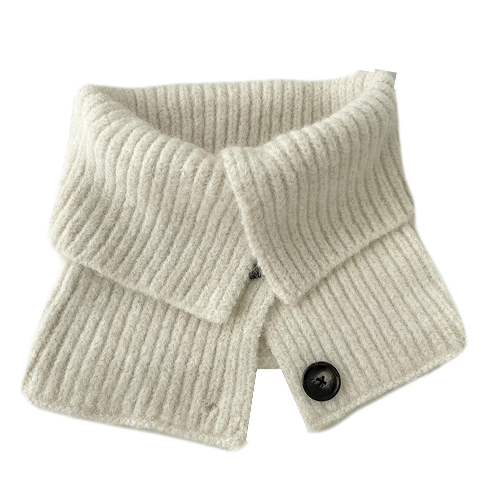 Women's Knit False Collar Autumn Winter Turtleneck Pullover Scarf Thicken Elastic Neck Guard Fashion