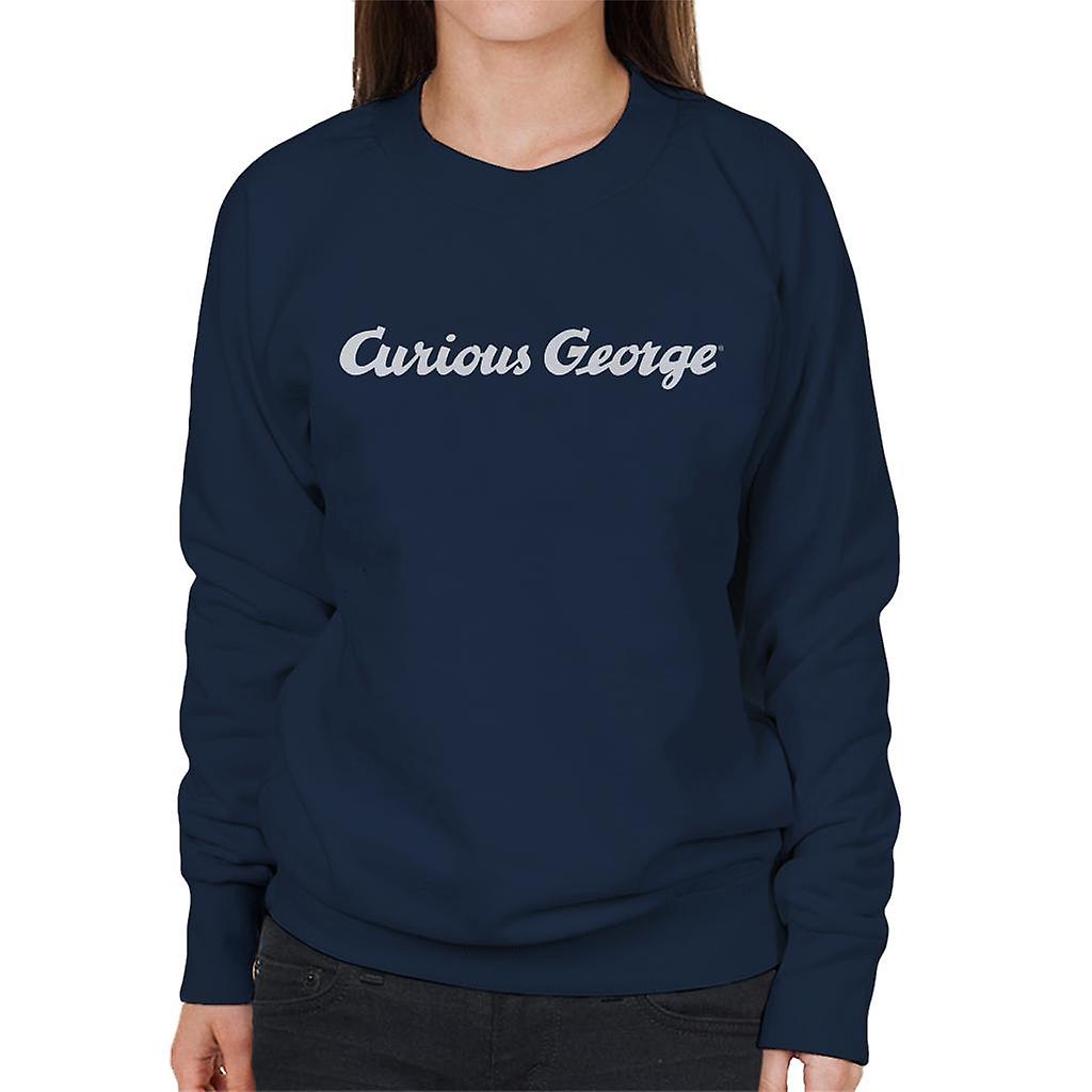 Curious George Line Logo Women's Sweatshirt