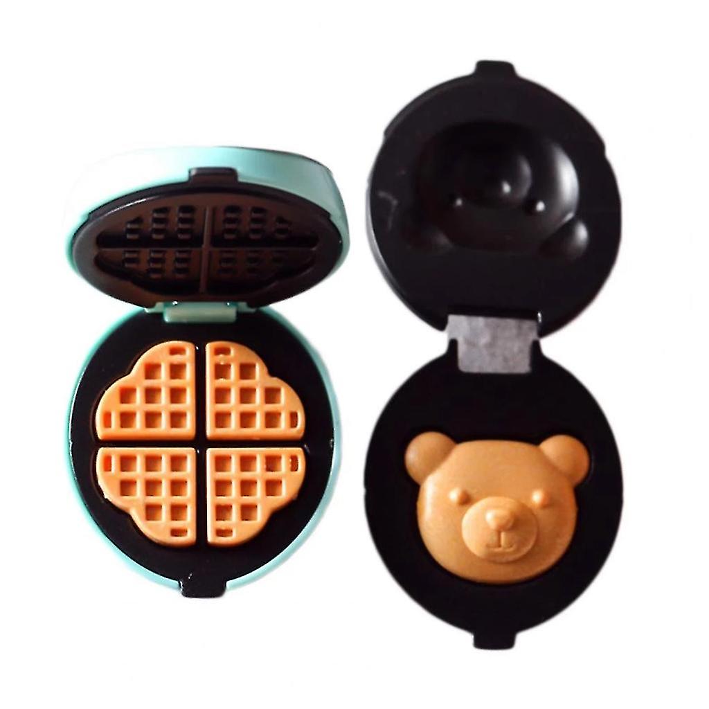 Realistic Dollhouse Mini Toaster Plastic Waffle Maker Kids Kitchen For Play Set