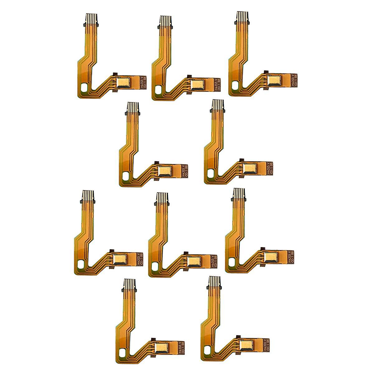 10PCS Left Microphone Flex Cable V2.0 for Game Console Inner Ribbon Cables Replace for Controller