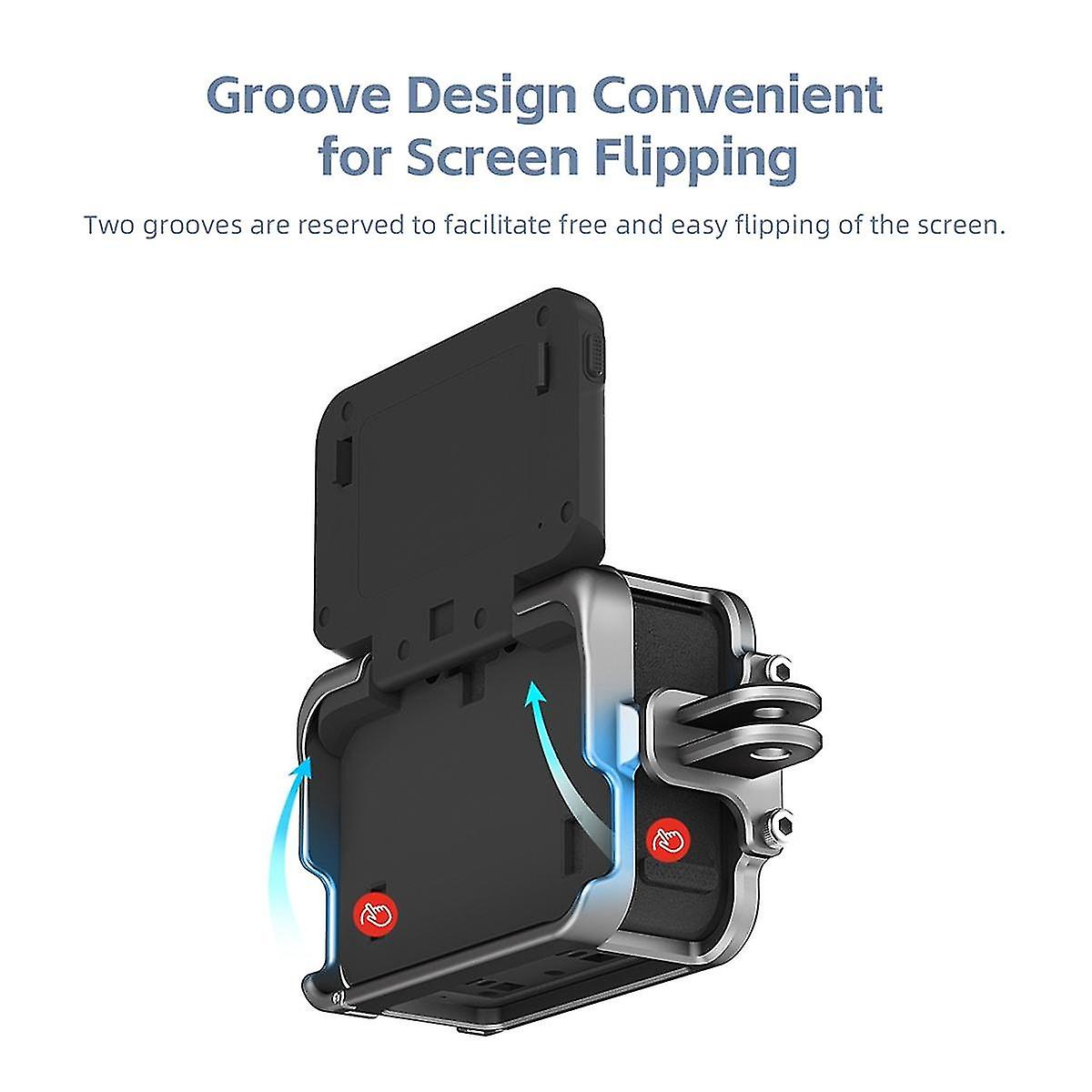 Aluminium Alloy Frame Case For Insta 360 Pro For Vertically Dual Cold Shoe Protective Shell