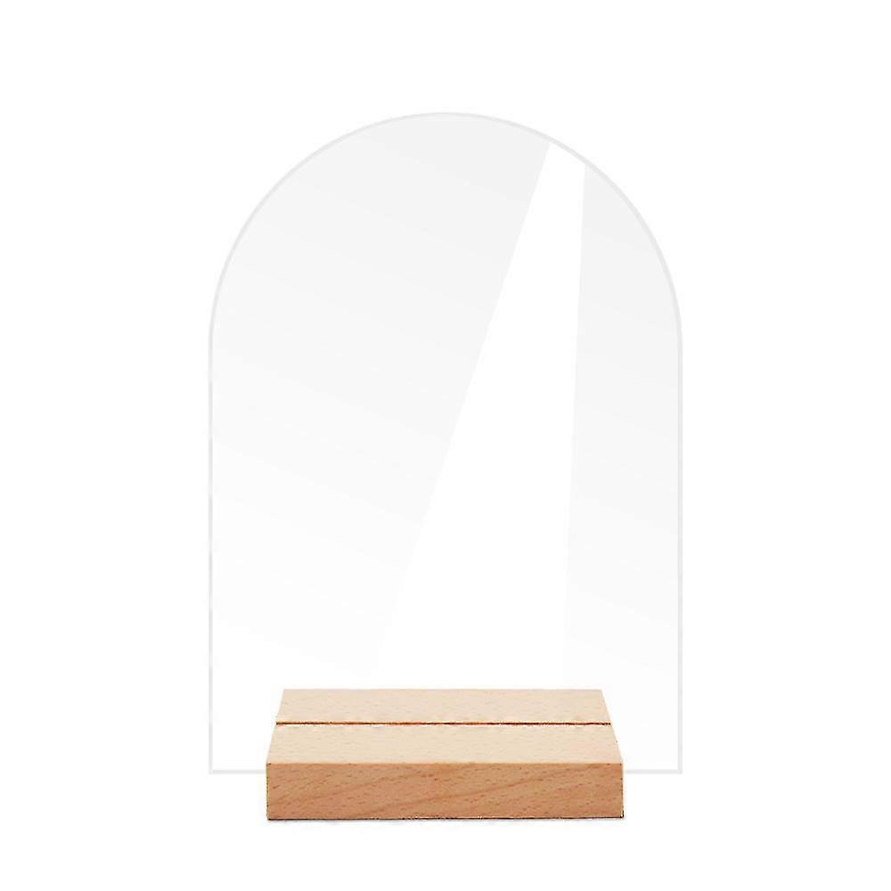 Plaque de table arque en acrylique - avec base - grande, plaque de numro de table de mariage, plaque de table, table de cocktail DIY, plaque de si