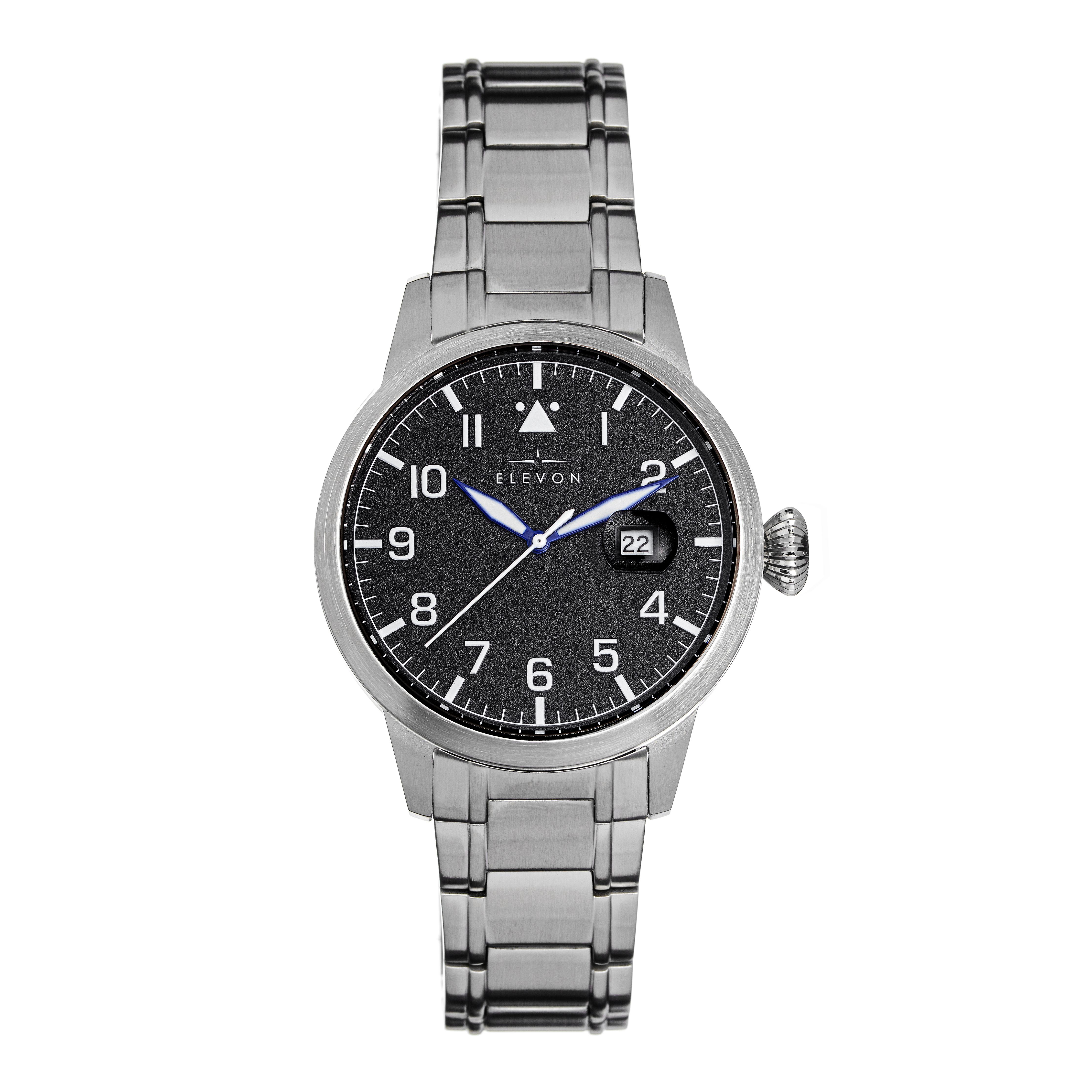 Elevon Stealth Armbånd Watch m / Dato - Sort