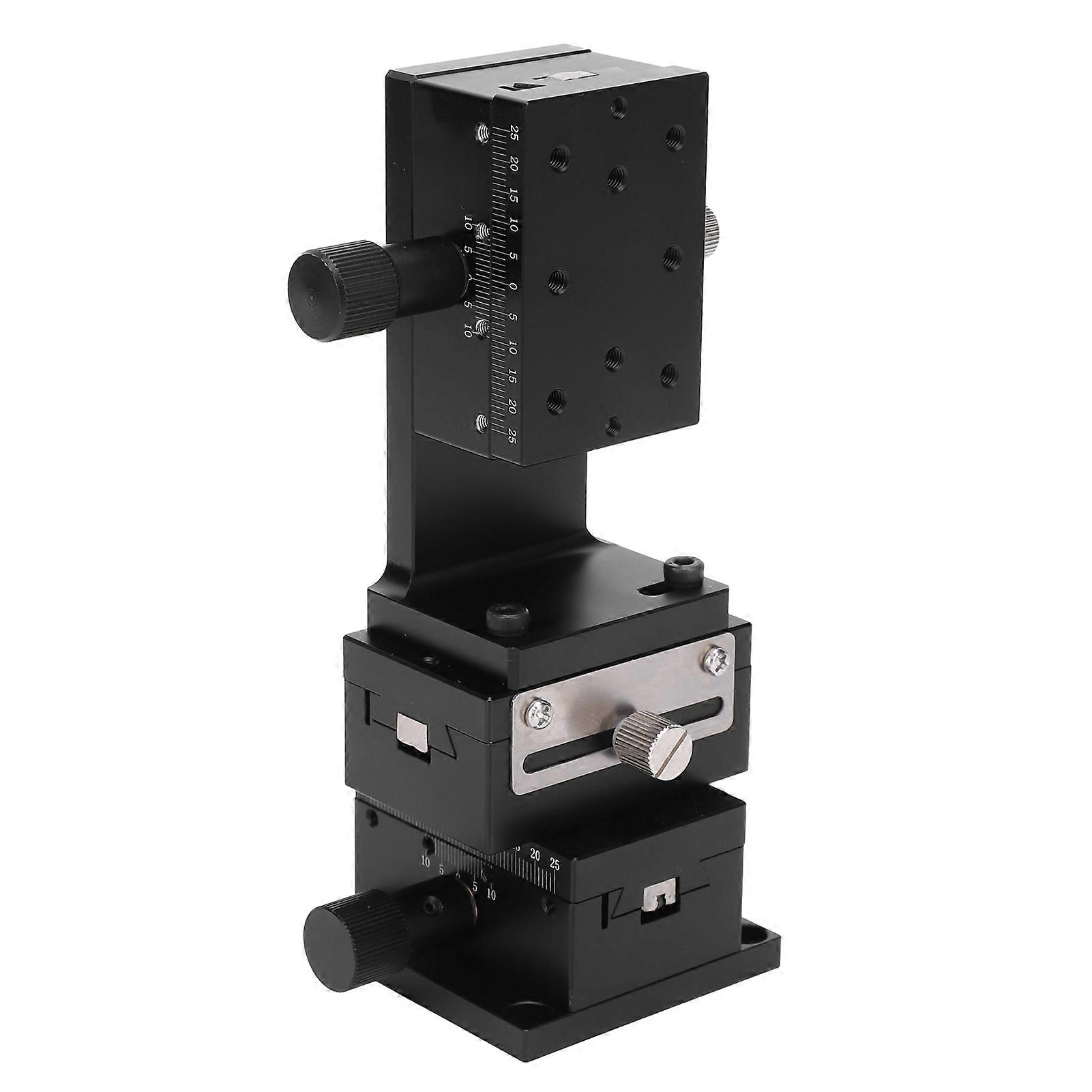 Detachable Xyz Axis Trimming Platform High Accuracy Manual Dovetail Groove Finetune 40x60mm/1.6x2.4in