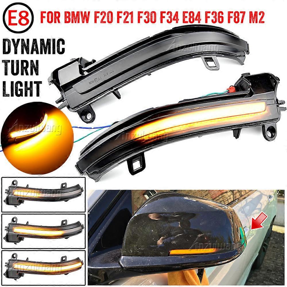 Schwarz Blinker LED LED Spiegelblinker Für BMW 1er Produktbild-Vorschau 5