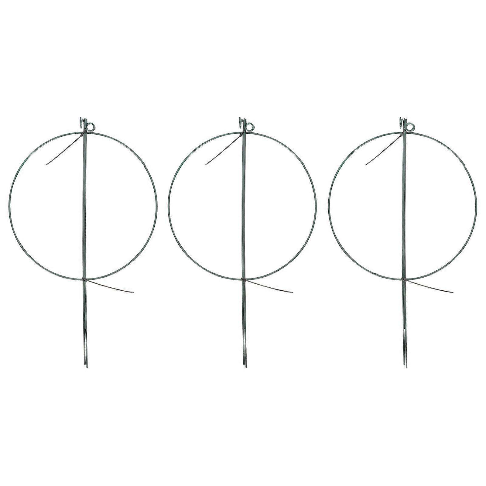 3 Pcs Metal Stand Vine Stem Support Trellis Stem Support Stake Vine Climbing Support Rack