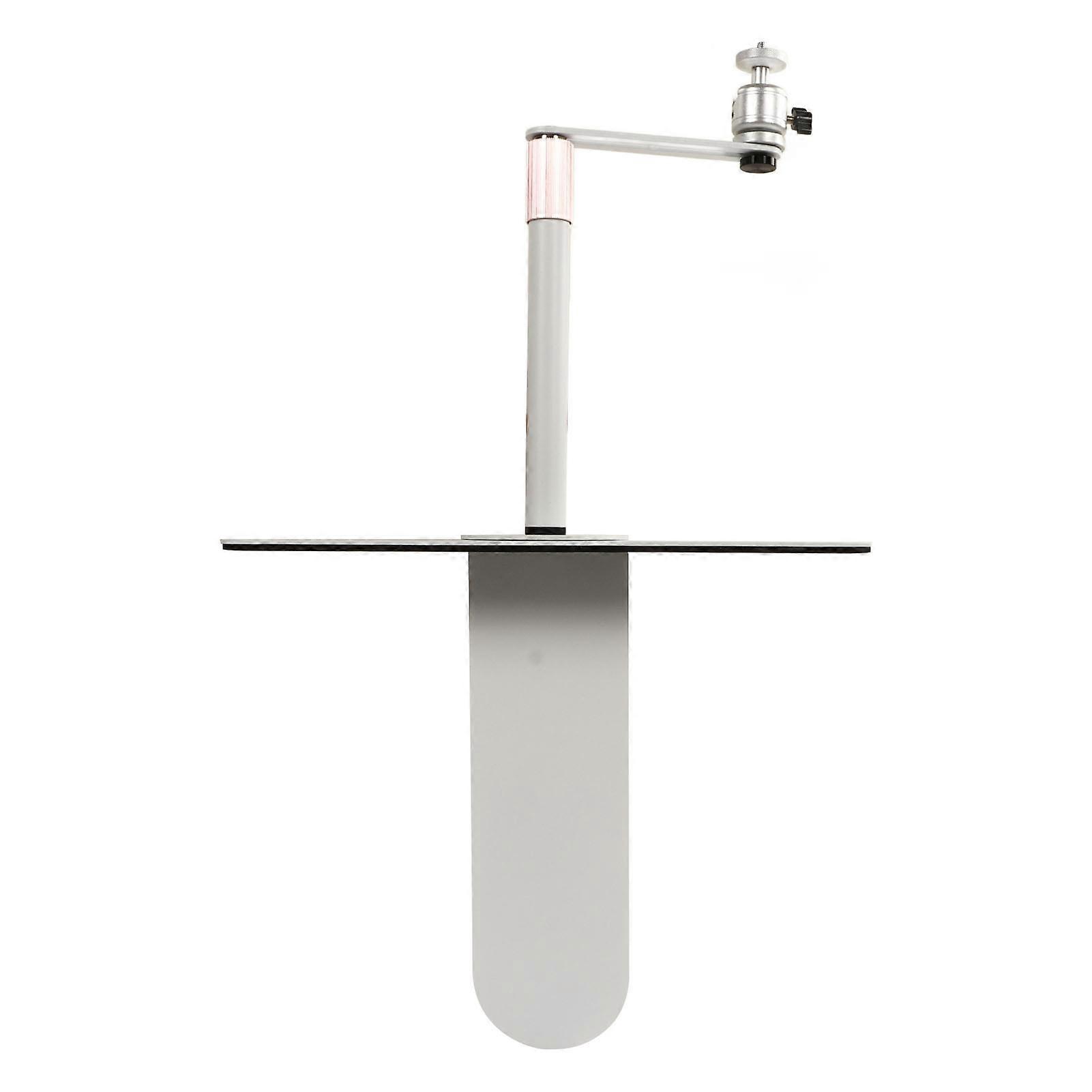 Projector Stand 2440cm Adjustable Angle Projector Mount Holder 1/4in Thread For Sofa Bedside White