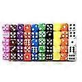 100-pack Dice / Dice - Six-sided For Party/game/puzzle Multi-color