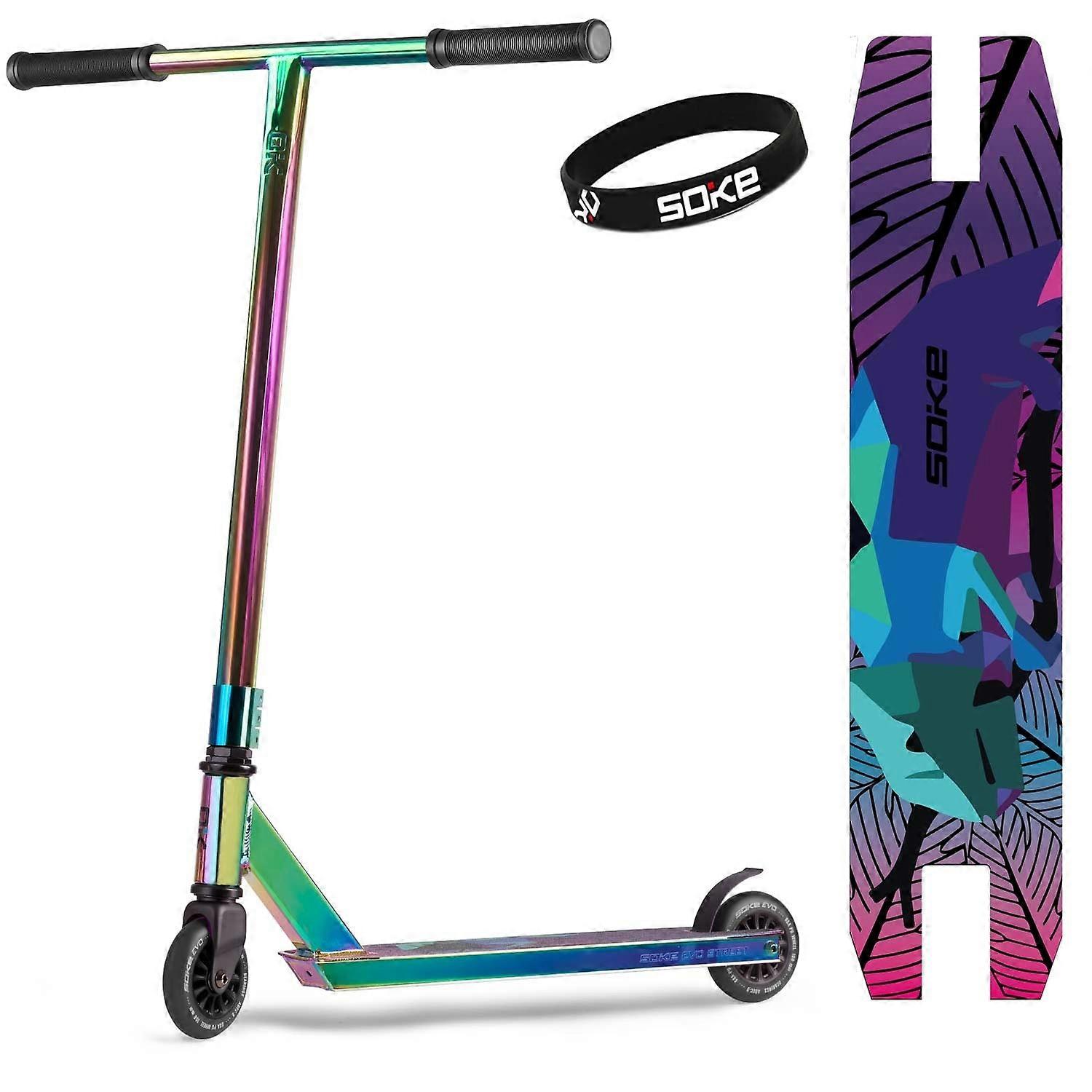 SOKE EVO Street Neochrome High Performance Stunt Scooter