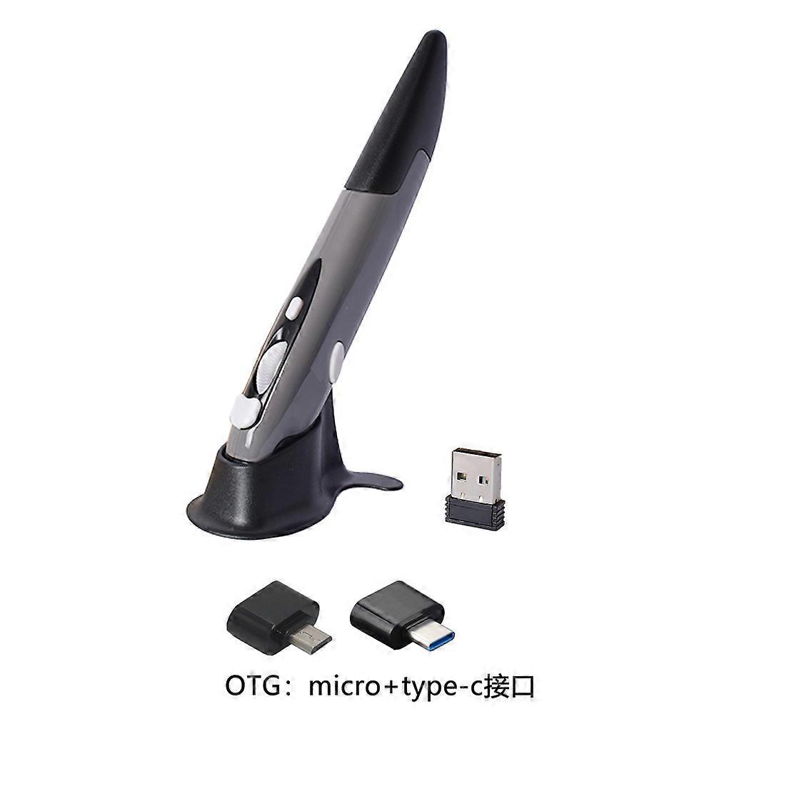 2.4g Wireless Mouse Pen Personalized Creative Vertical Pen Mouse