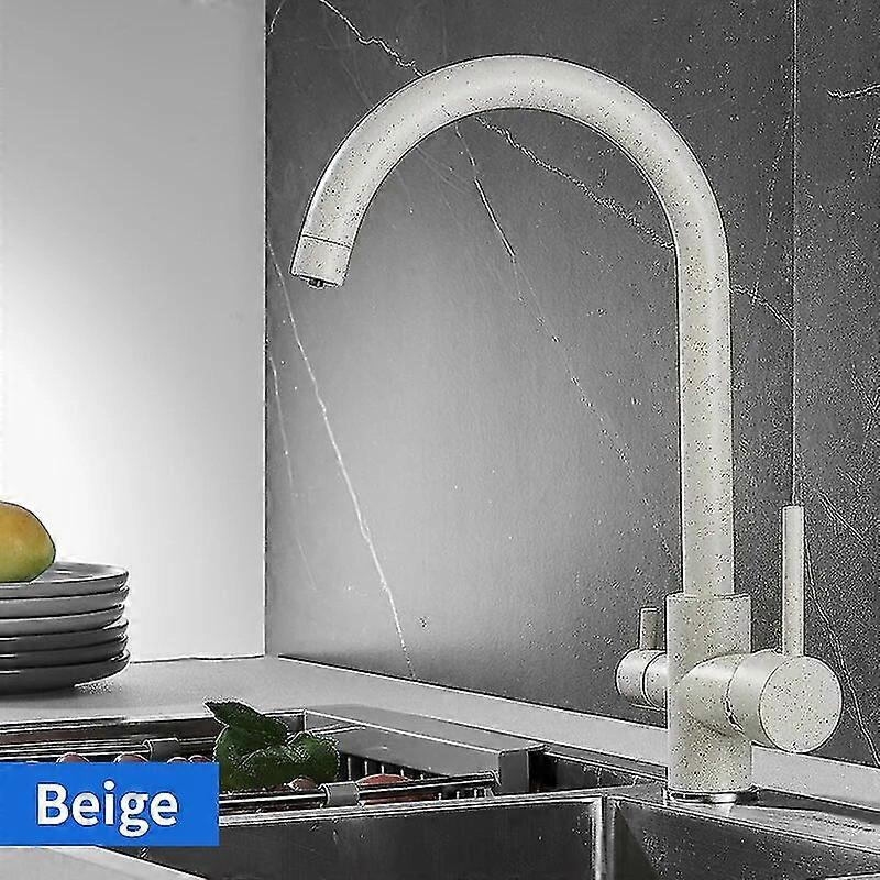 High qualityFilter Kitchen Faucets Deck Mounted Mixer Tap 360 Rotation With Water Purification Features Mixer Tap Crane For Kitchen