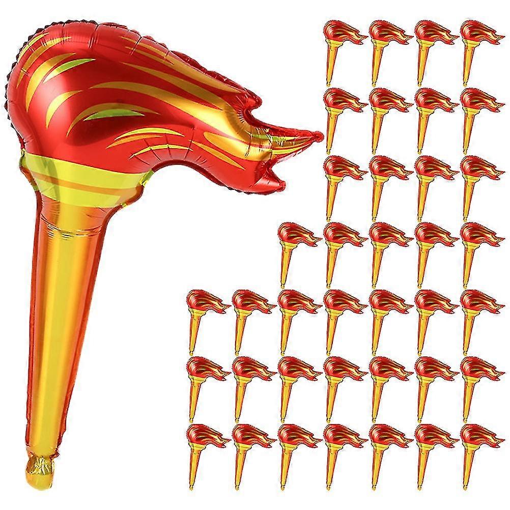 50pcs Inflatable Torch Fun Torch Inflates For Medieval Party Photo Prop Torch Playthings