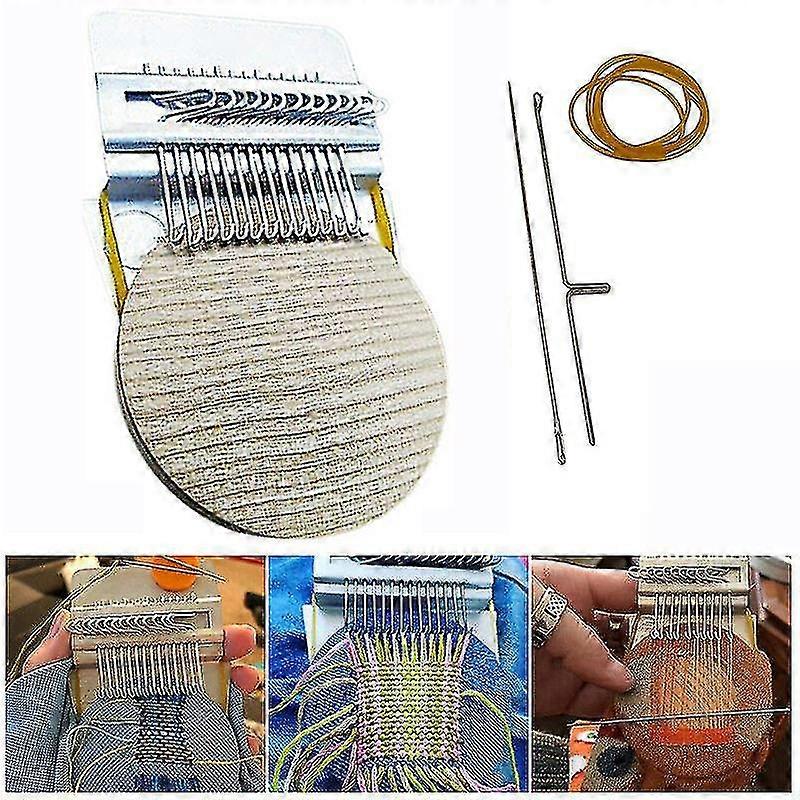 Home Small Loom Kit Knitting Tool Speedweve Type For Sewing Patches