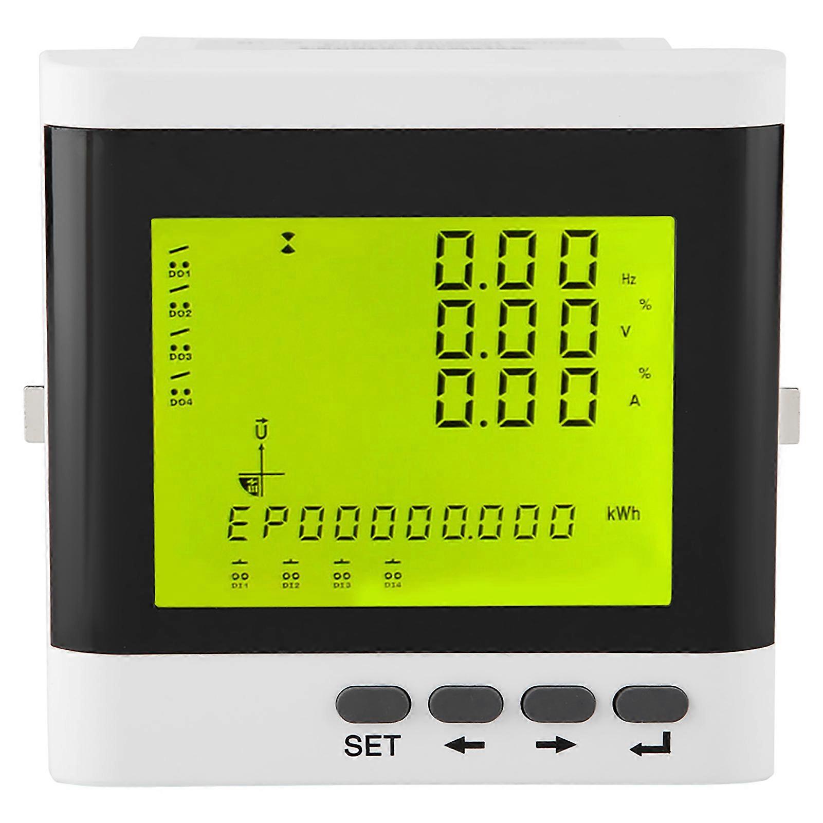 Multi Function Three Phase Programmable Electric Power Meter Digital LED Ammeter Voltmeter NO.3061