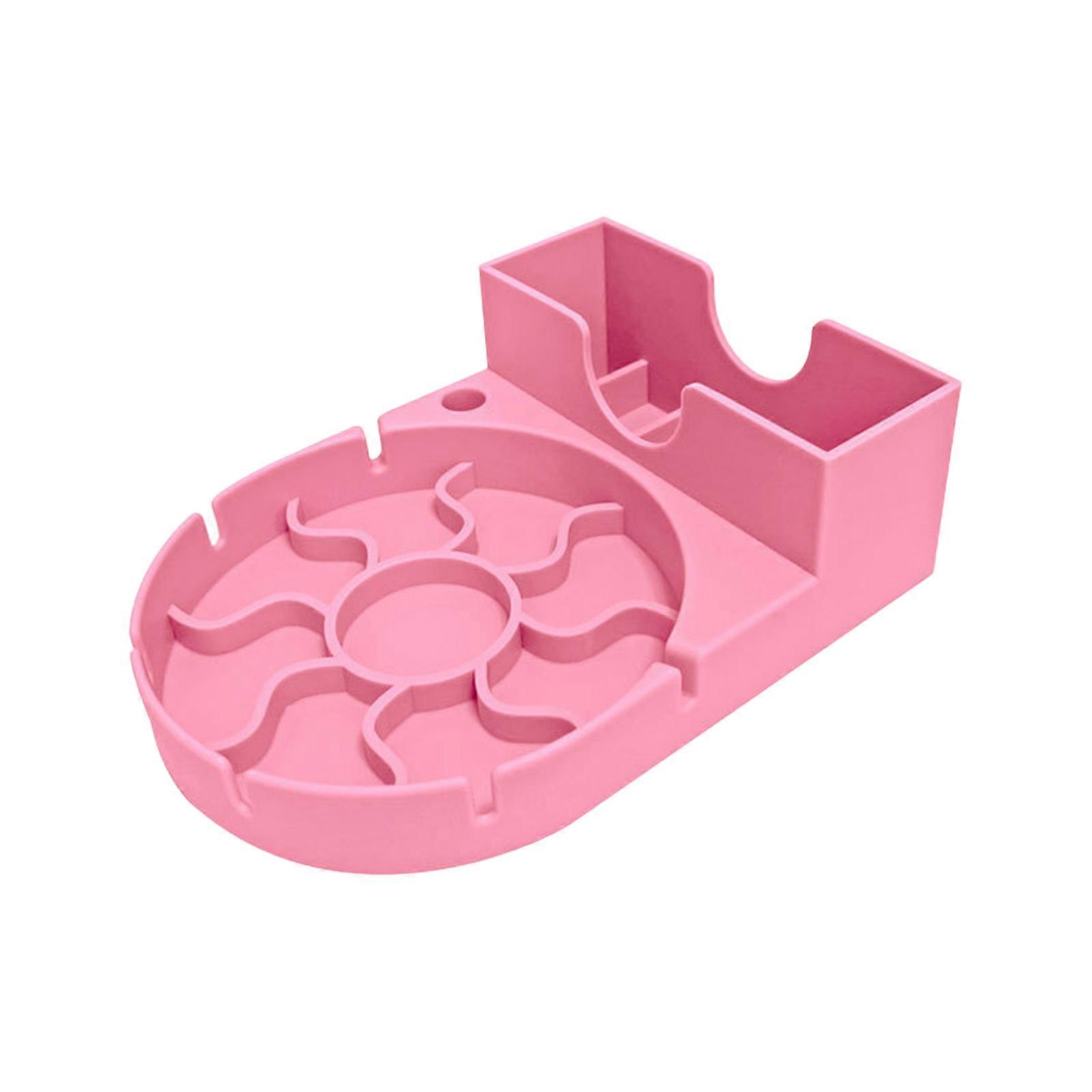 Silicone Cup Drying Rack Anti-Slip Design Fast Dry Drainer for 30/40 Oz Cups Food Grade Space-Saving Storage Lid Straw Holder
