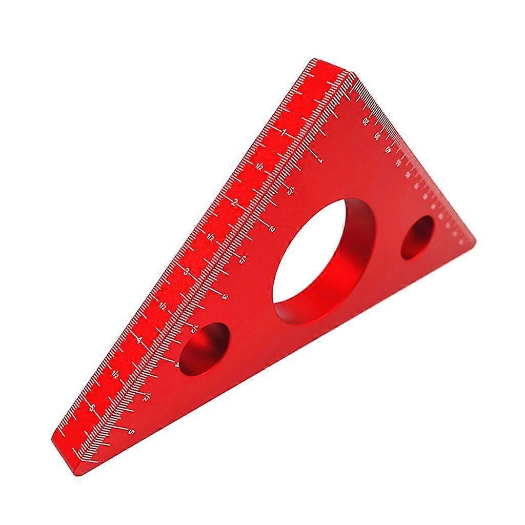 Aluminum Alloy For Triangle Ruler For Woodworking 45 Degree Square Angle Ruler