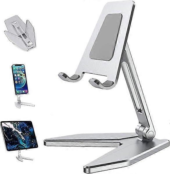 Adjustable Aluminum Desk Cell Phone Stand Holder Cradle Dock