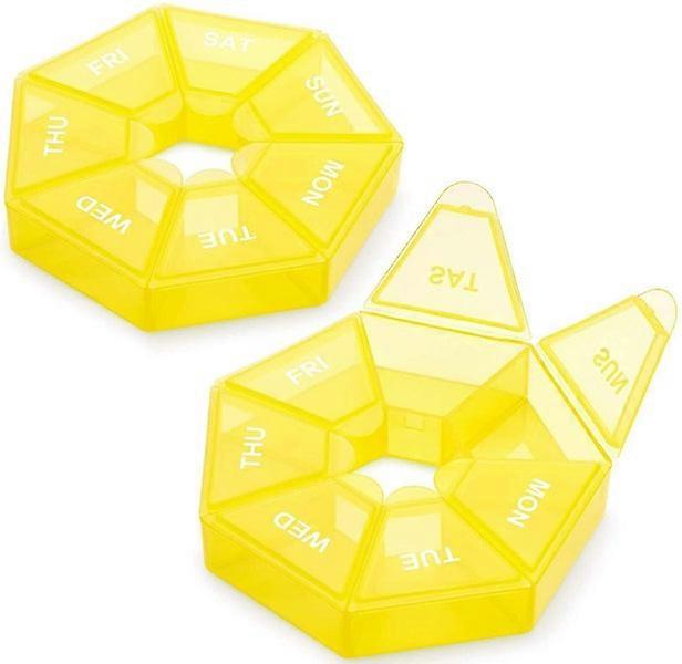 Portable Weekly Pill Organizer Set