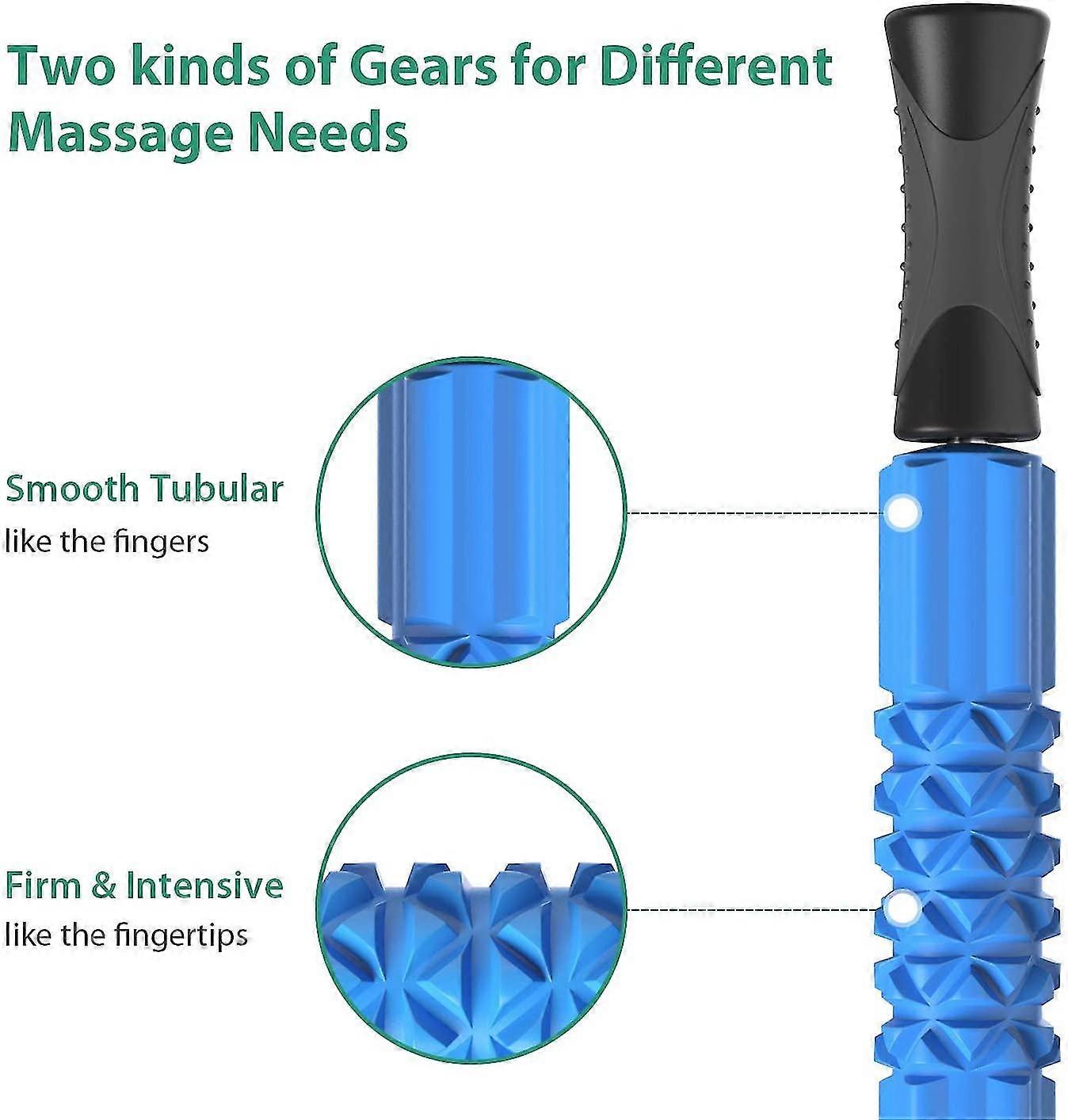 Handheld Eva Foam Muscle Roller Sticks For Relief Muscle(blue)