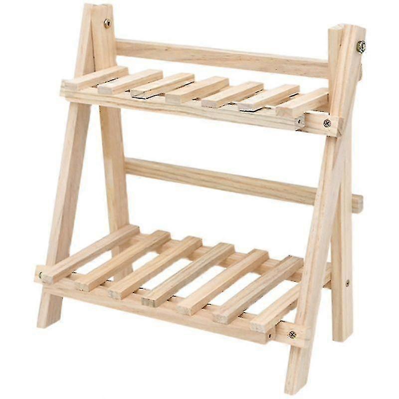 Double Layer Adjustable Wooden Bookshelf Stationery Organizer Shelves