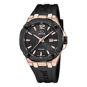 Jaguar diplomatic reloj para Hombre Analógico de Cuarzo con brazalete de Silicona J1013/1