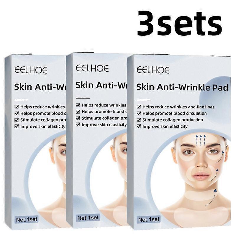 Patchs en silicone réutilisables Anti Rimpel Pads Silicone Wrinkle Removal Autocollant Visage Front Cou Yeux Autocollant Soins de la peau