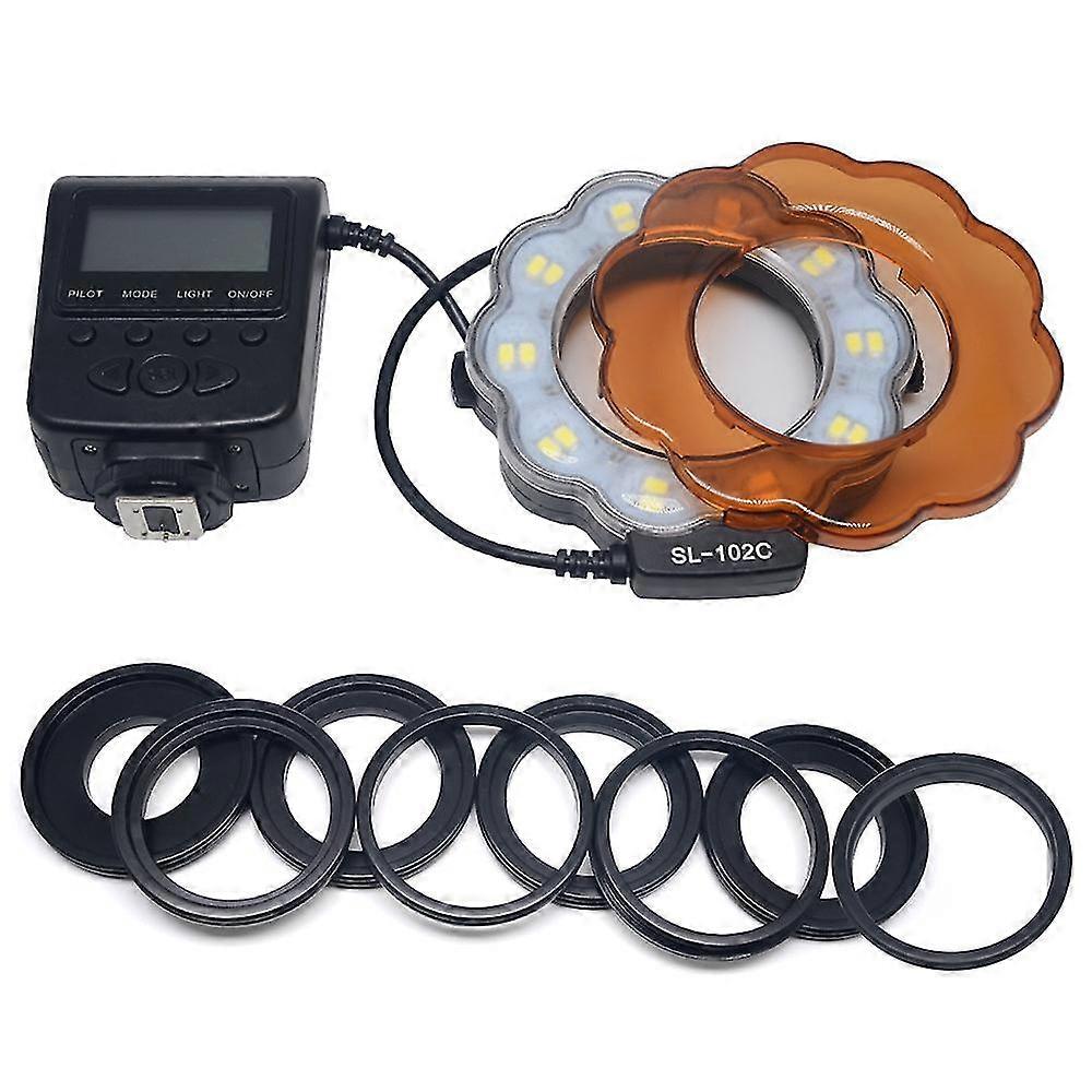 Macro Led Ring Light Ring Flash With Adapter Ring For D5100 D3100 Series For 5d Mark Ii 7d 10d For
