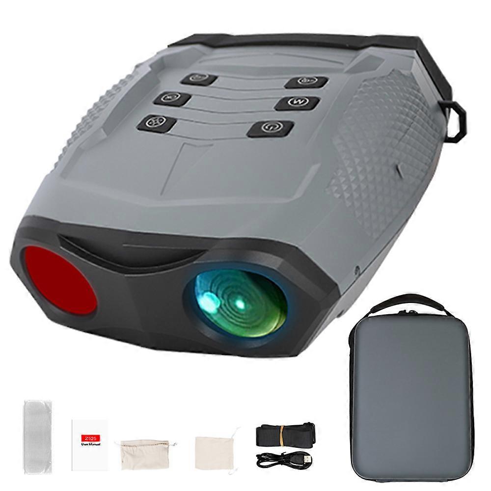 ראיית לילה 4K משקפת ראיית לילה אינפרא אדום דיגיטלית 600M עם עדשת 3 אינץ '5X זום דיגיטלי 8X P & צילום וידאו