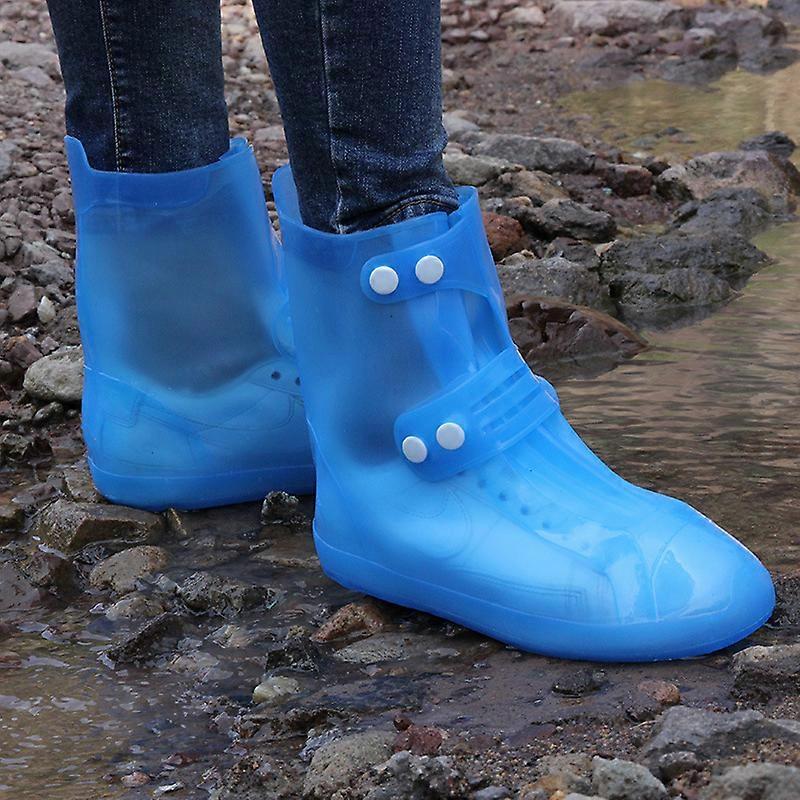 Waterproof Silicone Shoe Cover Plastic Rain Shoes Cover Reusable Rain Boots Shoe Boot Covers