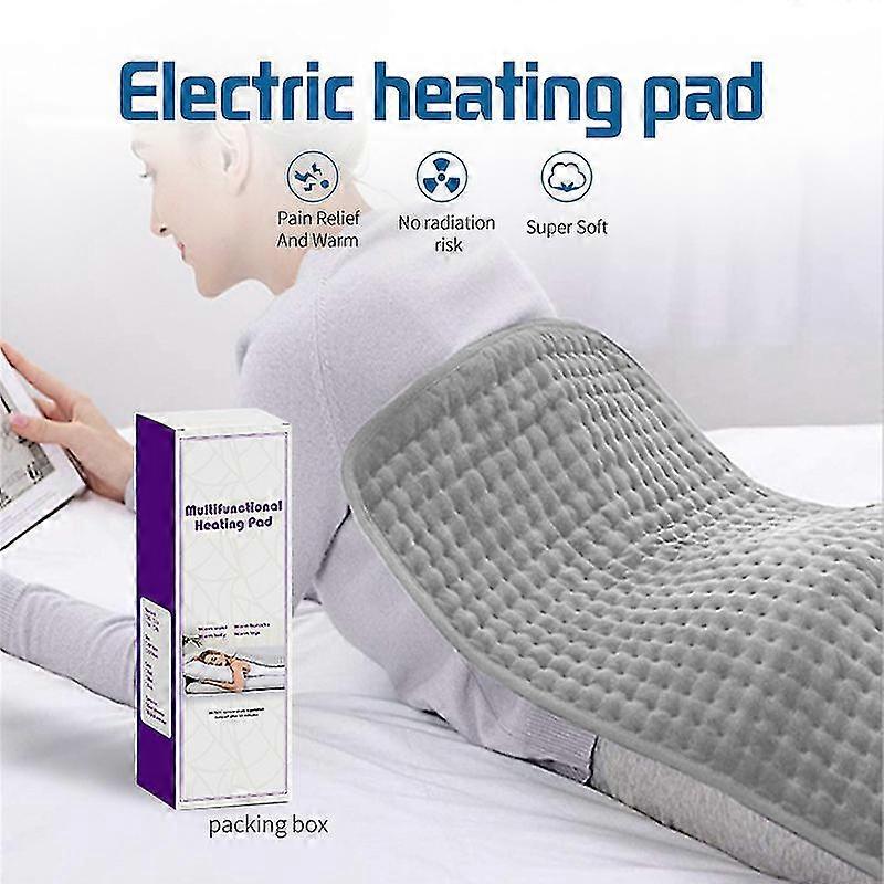 Electric Blanket - Large Heated Blanket, Machine Washable Fleece