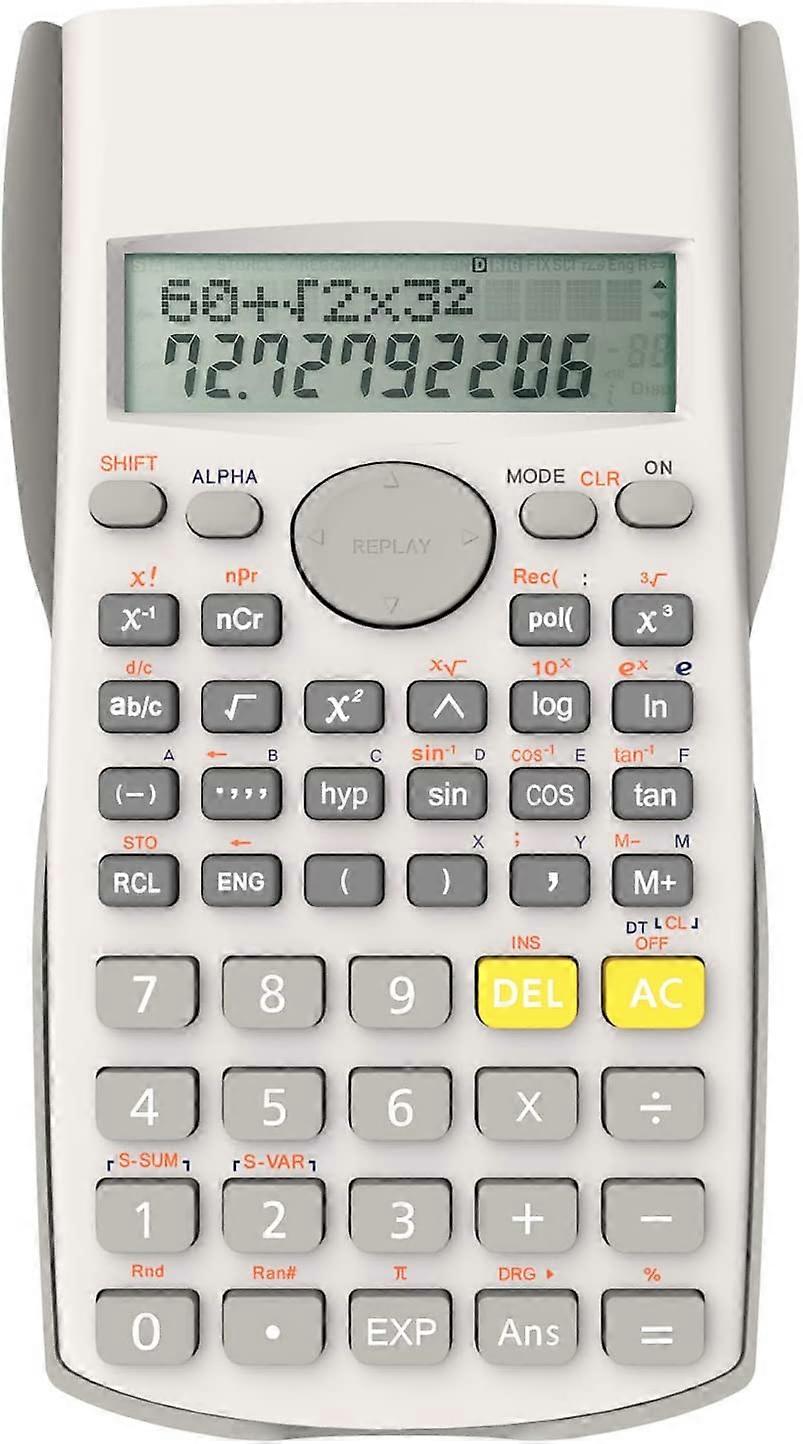 2-Line Engineering Scientific Calculator, Suitable for School and Business