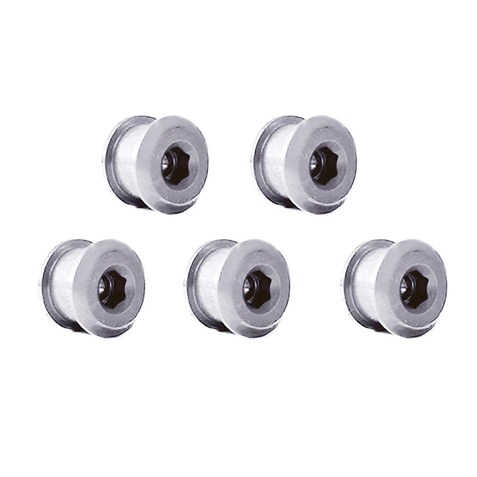 5Pcs Bike Bicycle Aluminum Alloy Chainring Bolts Disc Single Chainwheel Screws KAESI