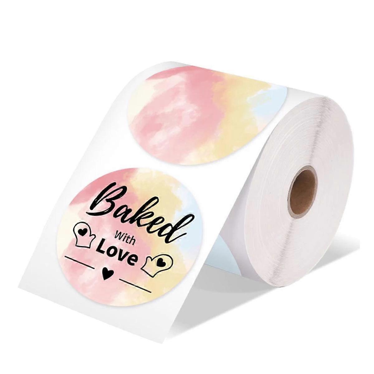 Shipping Label Printer Label Sticker Round Label Square Label DIY Logo Design 5X3 Mixed Dyeing 500P
