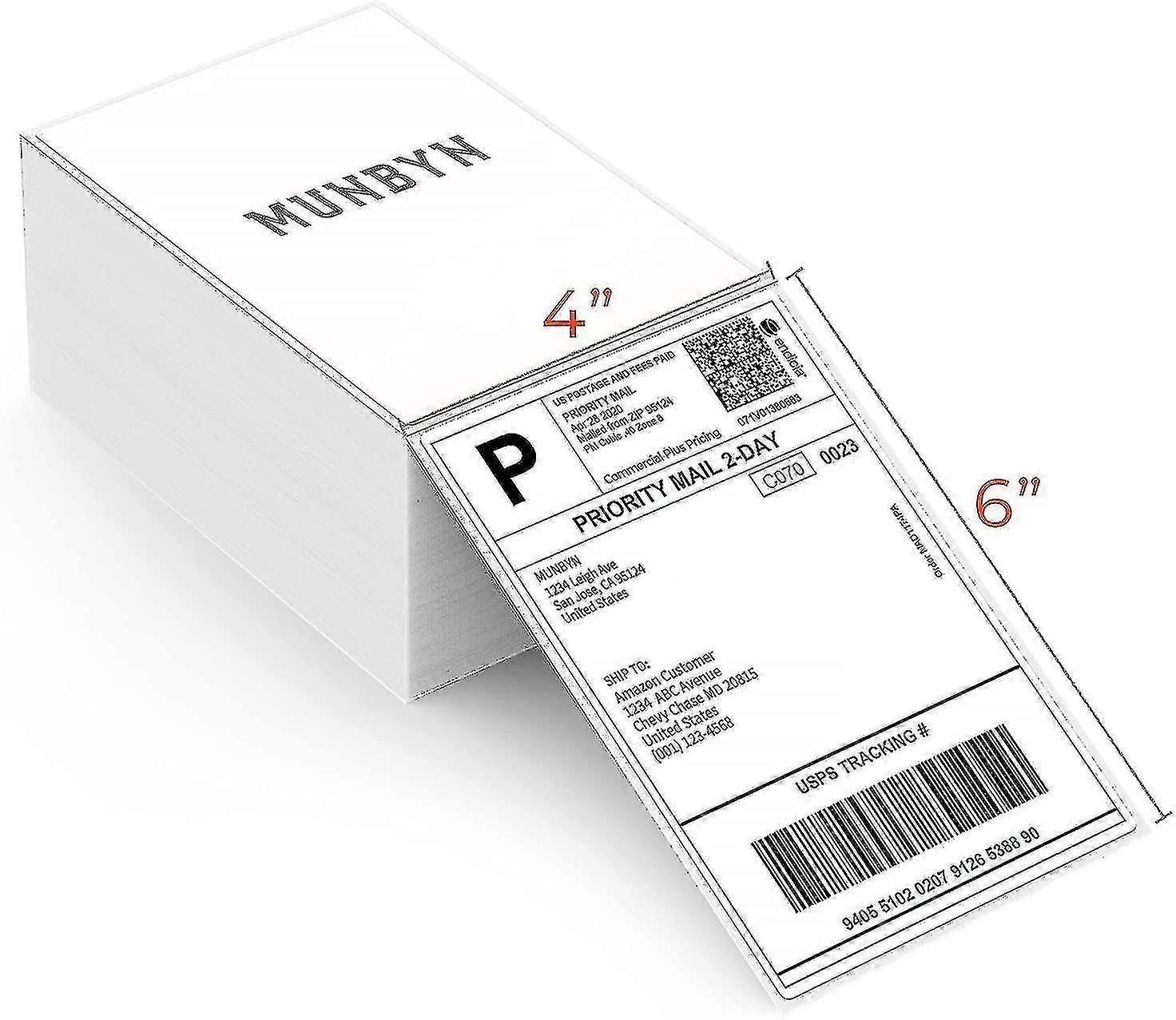 500 Pack Thermal Mailing Labels 4xl - Thermal Label 10 X 15cm,self Adhesive