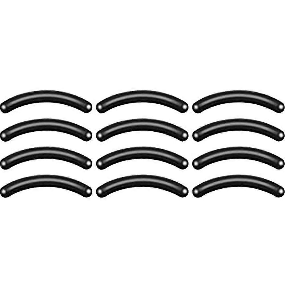 Curler Refills Eyelash Curler Refill Pads Silicone Rubber Curler Replacement Refills Pads for Universal Eyelash Curler with a Clear Storage Box (Black