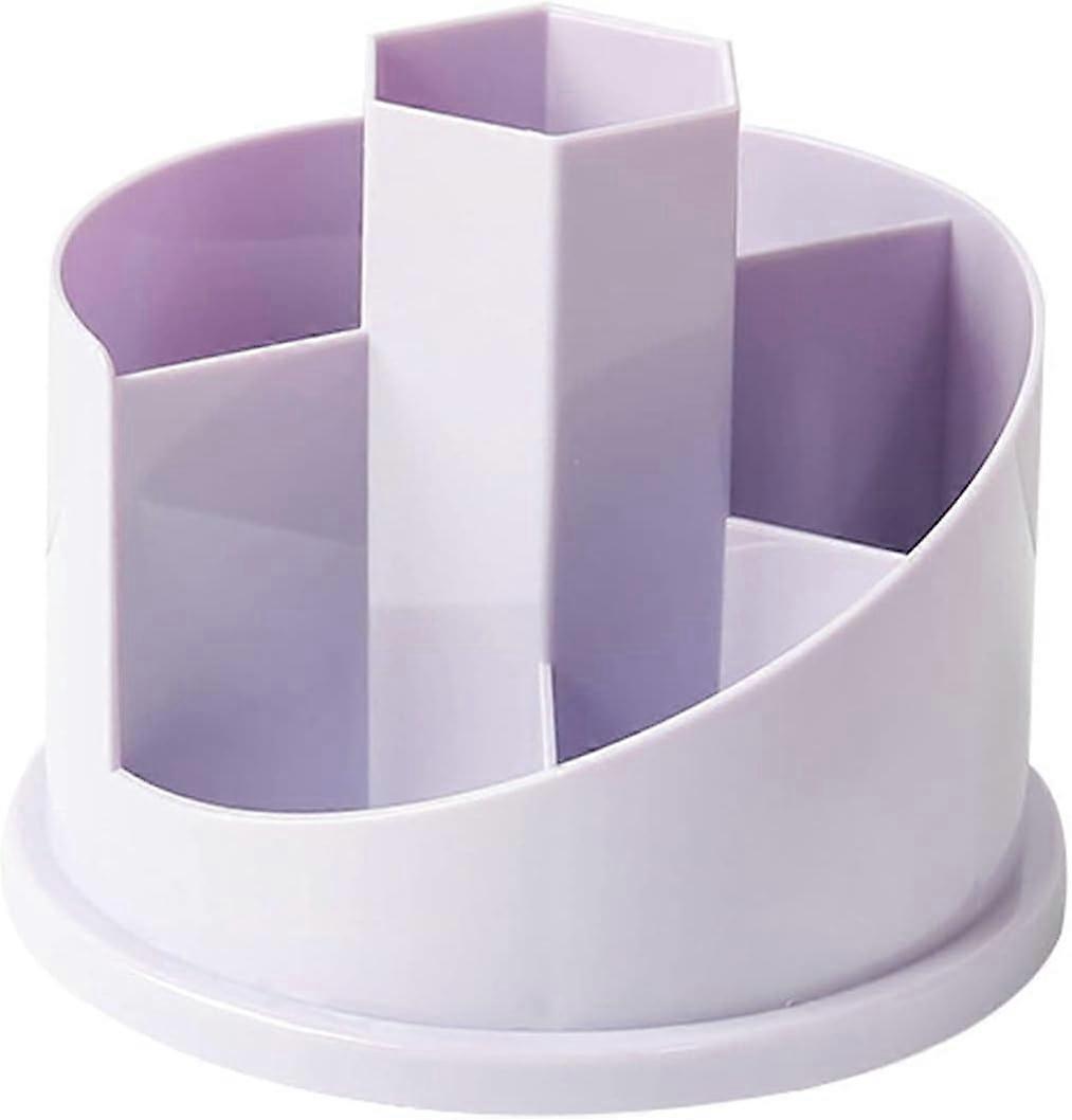 360-degree multifunctional rotating round pen holder, suitable for study, bedroom, office